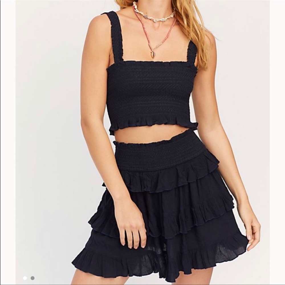 Free People Two Piece Thalia Set Navy/Black